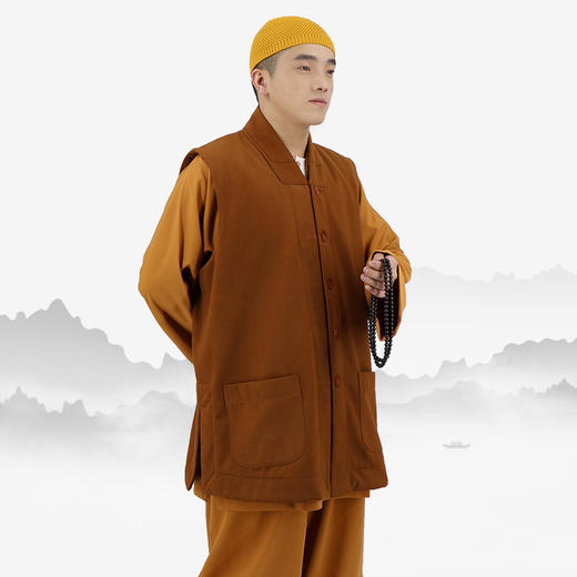 普兴汇经·毛呢加绒马甲 商品图4