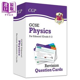 【中商原版】英国CGP 9-1 GCSE Physics Edexcel Revision Question Cards