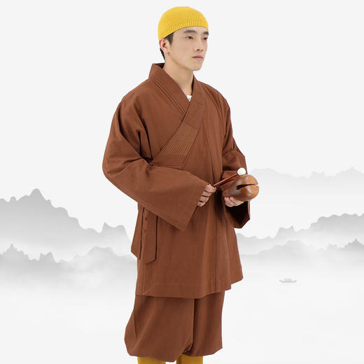 普兴汇经·厚款亚麻罗汉褂 商品图4