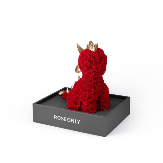 【告白神器】ROSEONLY诺誓 高端定制 永生玫瑰 生肖特别款 生肖龙 红色玫瑰龙 金色玫瑰龙 商品图3