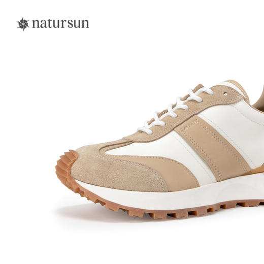 natursun运动鞋女秋季厚底增高阿甘鞋休闲轻便复古德训鞋N24122811 商品图3