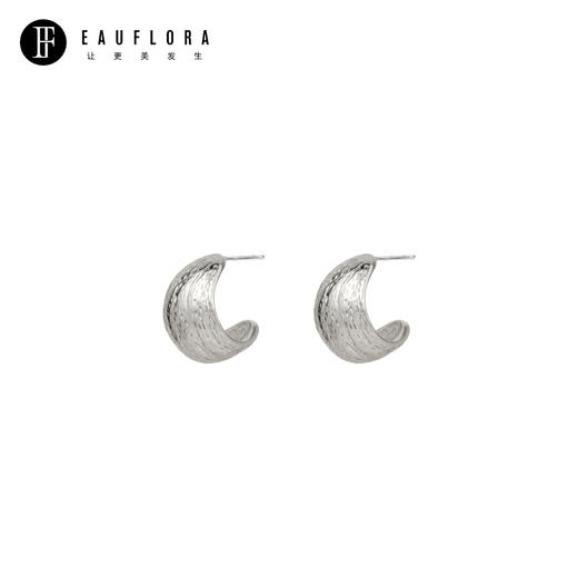 『路上勇』半球纹理百搭耳环 商品图1