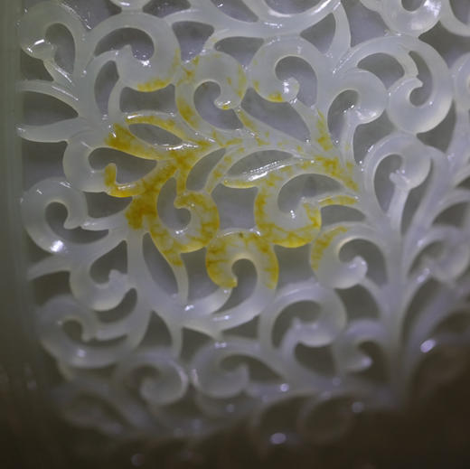 和田玉（白玉）摆件--缠枝纹对瓶206.33g/180.28g 商品图6