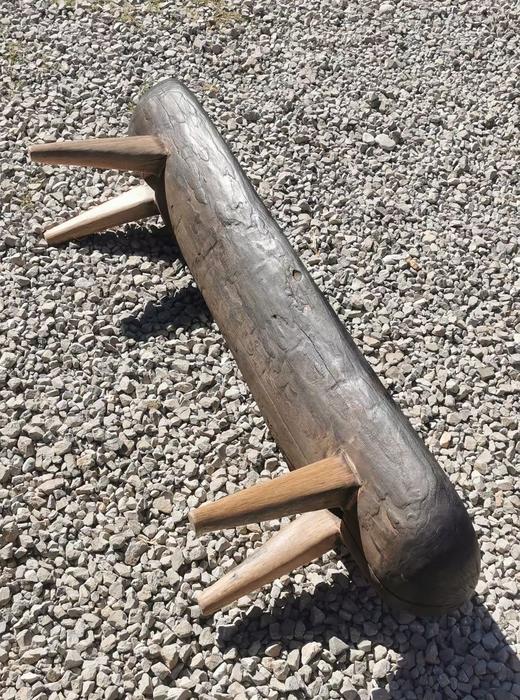 限量 民族红椿木条凳 商品图5