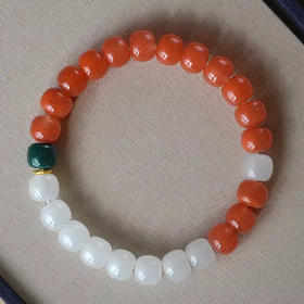 南红玛瑙和田玉手串