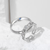【荒漠玫瑰】S925银玫瑰情侣戒指【JHY-C000579B】 商品缩略图1