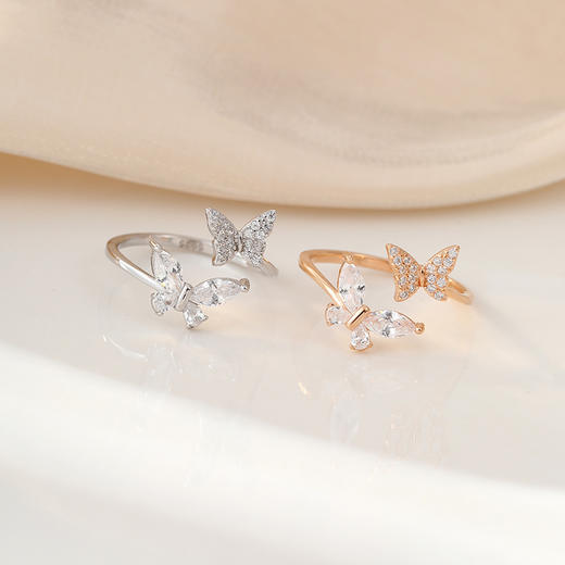 【追逐蝴蝶】S925银戒指【JHY-R000361B】 商品图2