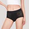 都市丽人基础系列纯棉女士内裤蕾丝内裤高腰平角内裤新年本命年红品LK34B5 商品缩略图0