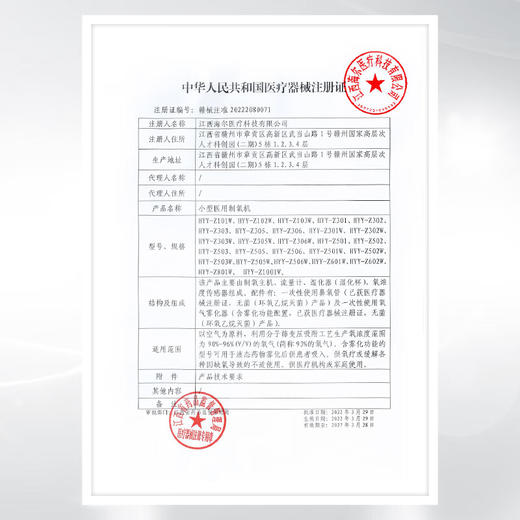 海尔（Haier）3L升制氧机医用级便携式家庭用制氧雾化一体机老人孕妇吸氧机高原随身小型制氧气仪器HYY-Z306W 商品图6