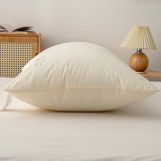 【烫画枕】烫画柔软平角单边枕芯全棉高支酒店蓬松高枕头 商品图4