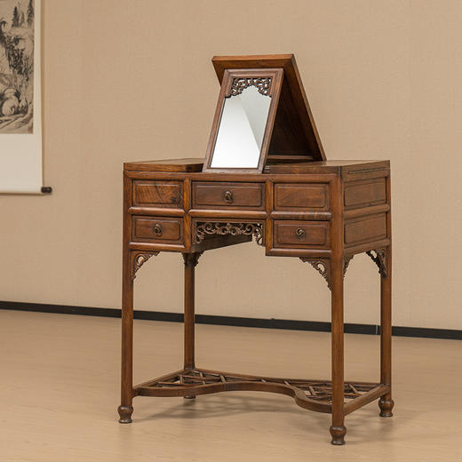 民国 黄花梨可折叠褡裢式梳妆台 商品图1