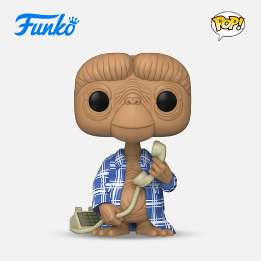 Funko POP Movies E.T. 40th E.T. in Robe电影 E.T.外星人穿法兰绒的E.T.手办 63991 商品图0