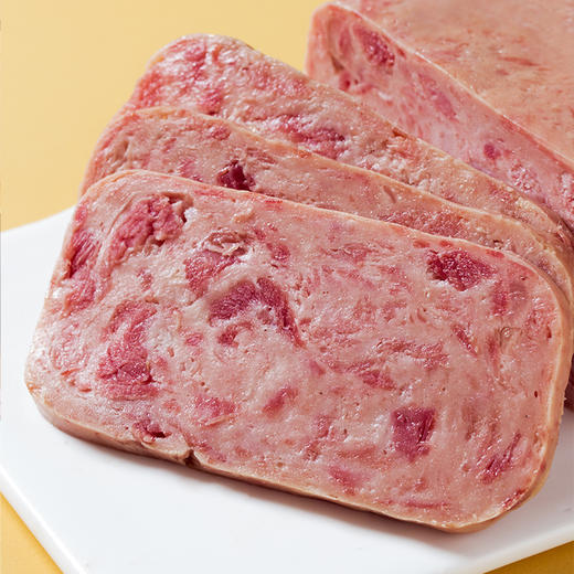 【神奇专享】绝了含肉量90%的[猪掌门午餐肉罐头]重磅来袭，三罐装买即赠猪掌门火腿猪肉罐头198G随机口味1罐 商品图1