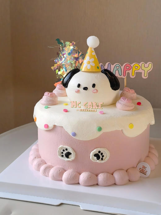 立体手绘帕恰狗头像蛋糕 商品图1