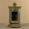 清 铜胎掐丝珐琅八吉祥毗卢顶圆形佛龛 商品缩略图0