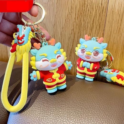 【生肖挂件❗️新款马年钥匙扣】国潮风可爱情侣公仔汽车钥匙链新年小礼物三八妇女节三八妇女节手工饰品新年礼盒年货礼盒 商品图1