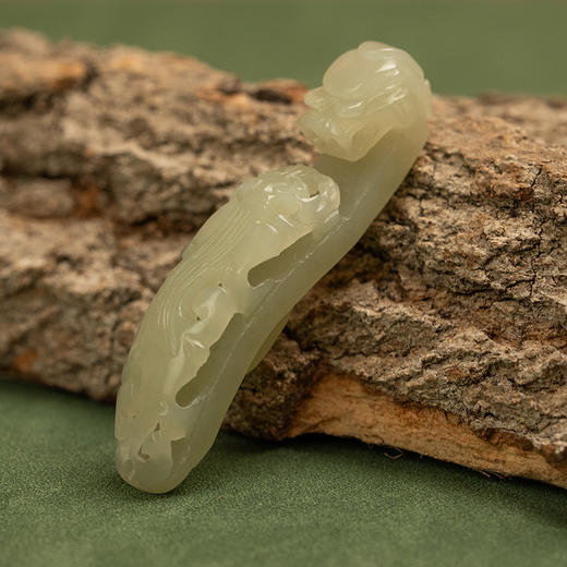 清 龙纹玉带钩 商品图4