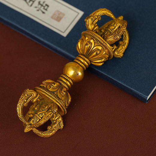 清 铜鎏金金刚杵 商品图3