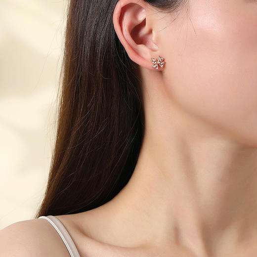 【蝴蝶结】S925银扭结耳饰【JHY-E000538B】 商品图2