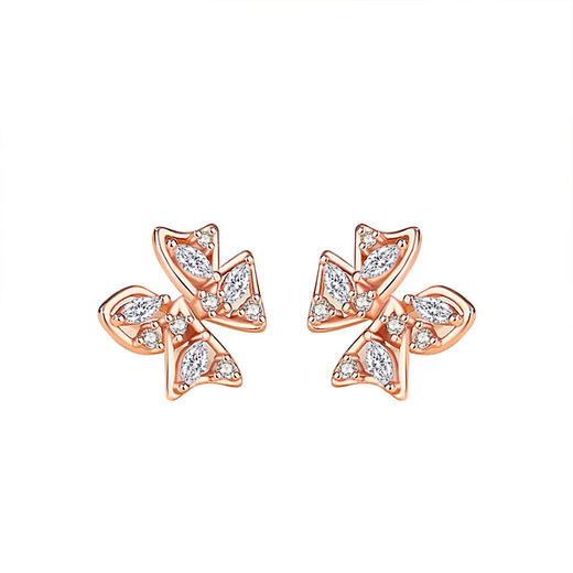 【蝴蝶结】S925银扭结耳饰【JHY-E000538B】 商品图4