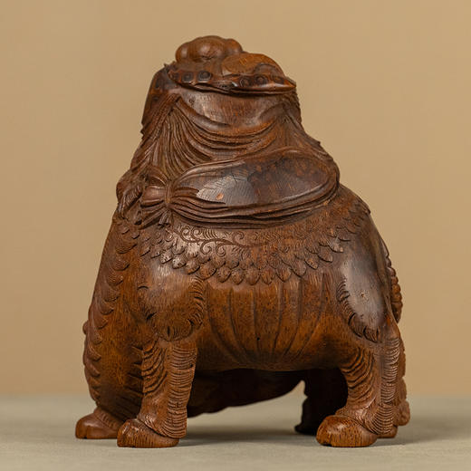 清 竹雕戏象图摆件 商品图1