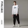 PINLI品立秋冬季新款男士圆领字母印花套头卫衣上衣BG233109041 商品缩略图1