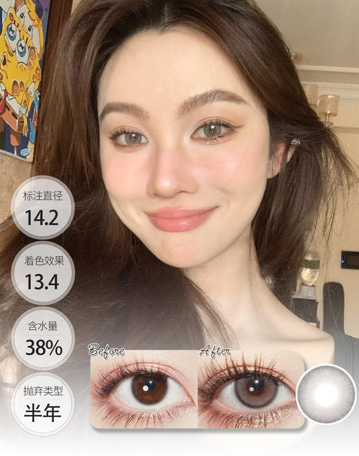 金吉拉 布偶 暹罗 半年抛 COLORWINK 商品图2