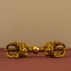 清 铜鎏金金刚杵