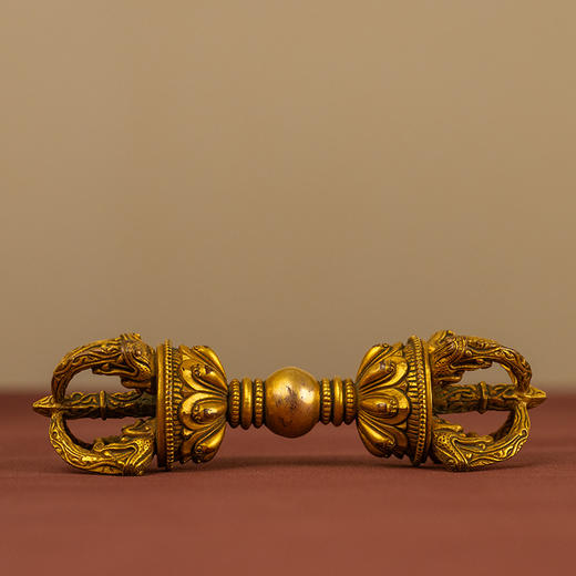 清 铜鎏金金刚杵 商品图0