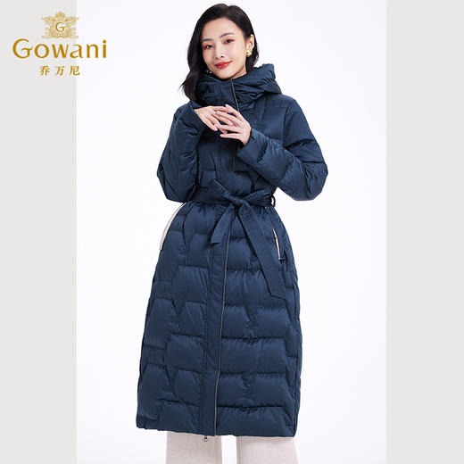 乔万尼羽绒服女冬季新款中长款收腰ET4T991 商品图2