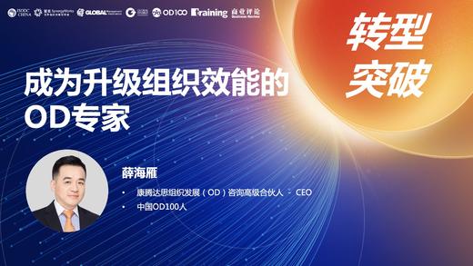 薛海雁：成为升级组织效能的OD专家 商品图0