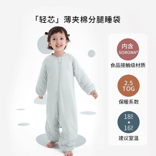 Nest Designs潘通限定婴儿睡袋秋冬款薄厚夹棉宝宝保暖分腿防踢被 商品图0