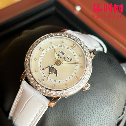 宝铂月亮美人天然贝母盘女表，女装3663全历月相腕表35mm 商品图3