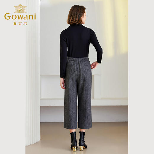 乔万尼西装裤女秋冬直筒显瘦休闲裤ET4F802 商品图4