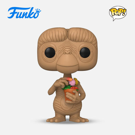Funko POP Movies E.T. 40th E.T. w/ flowers电影 E.T.外星人E.T.与花手办 63992 商品图0