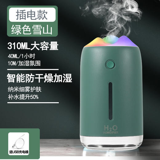 USB加湿器彩蛋加湿器USB静音加湿香薰办公桌面便携大喷雾车载净化器 商品图5