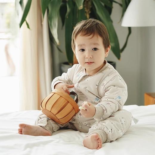 Nest Designs婴儿睡袋轻芯秋冬款夹棉儿童分腿睡袋宝宝保暖防踢被 商品图1