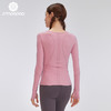 水沐伊朵瑜伽服女秋冬高弹透气贴身无束缚感长袖上衣5528 商品缩略图5