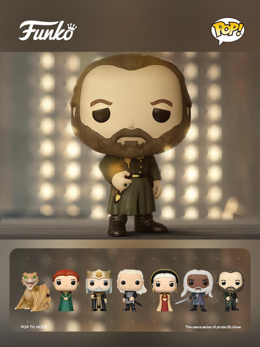 Funko POP TV HOTD Otto Hightower美剧 龙之家族POP公仔奥托·海塔尔手办 65610 商品图1