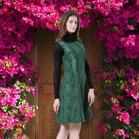 【伯妮斯茵】161S020--连衣裙--长着向日葵的蔬菜园--《生命之美-梵高的花园》