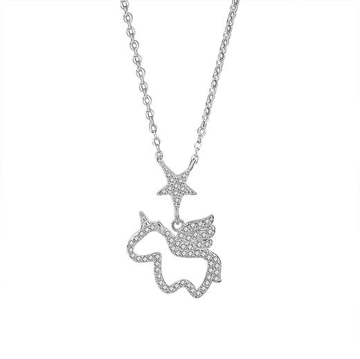 【星光独角兽】S925银项链【JHY-N001149B】 商品图4