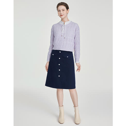 司歌半裙气质优雅职业小A半裙C881174 商品图2