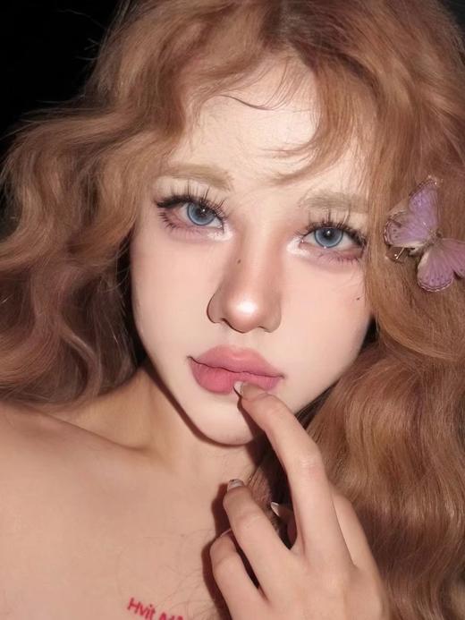 yukicon日抛 玻璃海 蓝/冰川茶 棕 14.2mm 日抛无售后！！ 商品图7