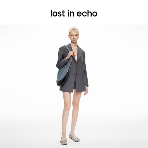 [捡漏价]lost in echo设计师品牌斜方头蝴蝶结平底芭蕾舞鞋船鞋浅口单鞋 商品图3