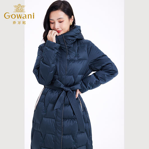 乔万尼羽绒服女冬季新款中长款收腰ET4T991 商品图1