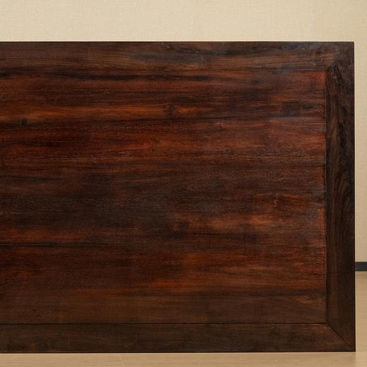 二十世纪 紫檀满雕云龙纹架几书案 商品图2