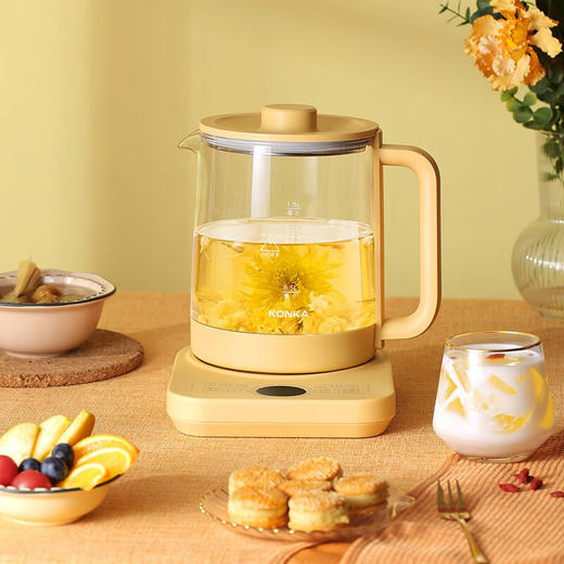康佳（KONKA） 煮茶壶家用办公室多功能花茶电热水壶养生壶KYSH-1501-M 商品图0