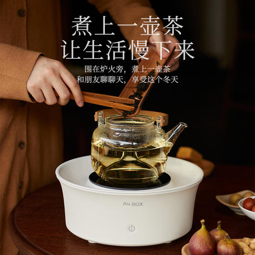 适盒围炉煮茶器家用电茶炉喷淋式煮茶壶泡花茶养生壶电陶炉煮茶机 商品图2