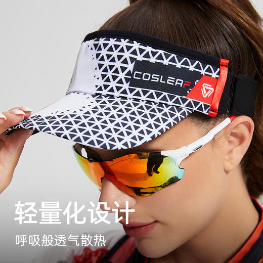 科里芙新款轻量化空顶帽跑步运动越野可调节登山帽 商品图0