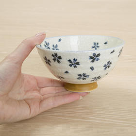 日本制 漫天樱美浓烧 蓝色 大饭碗/特大饭碗